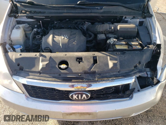 2012 Kia Sedona EX with VIN KNDMH4C78C6506980, listed as a Copart auction lot 52038595 with 137,916 mi miles and Salvage Title. Bid and sale history available at carsss.com. Image 14.