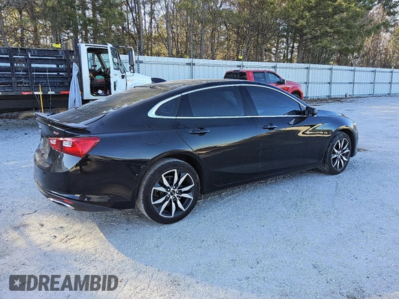 2023 Chevrolet Malibu RS with VIN 1G1ZG5ST4PF138776, listed as a Copart auction lot 46569265 with 57,496 mi miles and Clean Title. Bid and sale history available at DreamBid. Image 3.