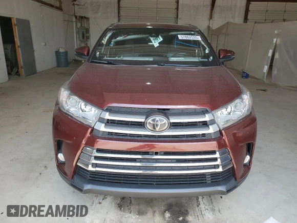 2018 Toyota Highlander SE with VIN 5TDKZRFH5JS267732, listed as a Copart auction lot 57862535 with 116,980 mi miles and Salvage title. Bid and sale history available at DreamBid. Image 5.