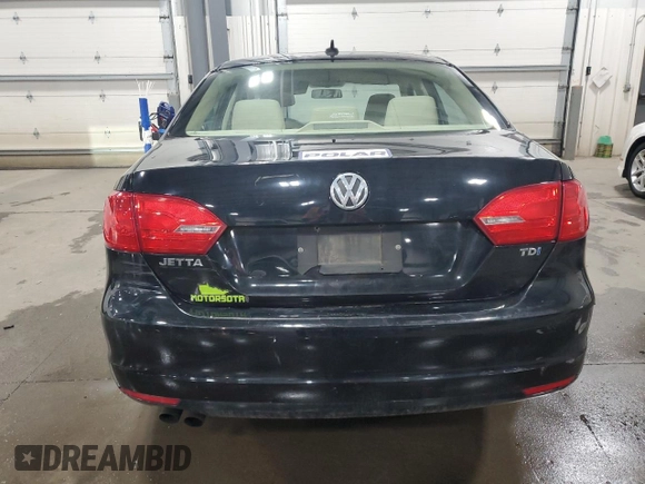 2012 Volkswagen Jetta Sedan TDI with VIN 3VW3L7AJ2CM399822, listed as a Copart auction lot 50377865 with 180,439 mi miles and Salvage Title. Bid and sale history available at carsss.com. Image 6.