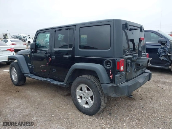 2018 Jeep Wrangler JK Unlimited Sport S with VIN 1C4BJWDG2JL926741, listed as a IAAI auction lot 41480902 with 78,278 mi miles. Bid and sale history available at carsss.com. Image 3.