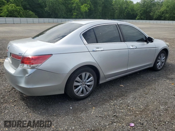 2011 Honda Accord EX-L z VIN 1HGCP3F86BA012529, wystawiony jako Copart lot #57605635 z przebiegiem 176 186 mil mil oraz Szkoda całkowita • Salvage title. Historia ofert i sprzedaży dostępna na DreamBid. Obrazek 3.