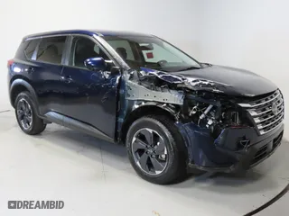 2024 Nissan Rogue SV with VIN 5N1BT3BA9RC682360, listed as a Copart auction lot 49284565 with 25080 miles and Salvage Title. Bid and sale history available at carsss.com. Image 1.