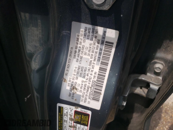 2012 Mazda CX-9 Grand Touring with VIN JM3TB2DA0C0368292, listed as a Copart auction lot 61207135 with 290,602 mi miles and Salvage title. Bid and sale history available at DreamBid. Image 13.
