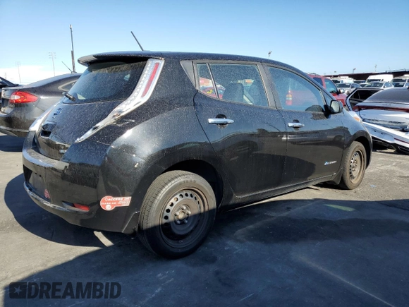 2015 Nissan LEAF SV with VIN 1N4AZ0CP8FC306783, listed as a Copart auction lot 64526223 with 83,572 mi miles. Bid and sale history available at carsss.com. Image 3.