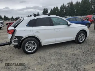 2018 Audi Q5 Premium Plus with VIN WA1BNAFY7J2182695, listed as a Copart auction lot 63840165 with 88,142 mi miles and Salvage title. Bid and sale history available at DreamBid. Image 3.