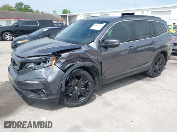 2021 Honda Pilot Special Edition with VIN 5FNYF5H27MB046775, listed as a IAAI auction lot 41867951 with 66,108 mi miles and . Bid and sale history available at DreamBid. Image 2.