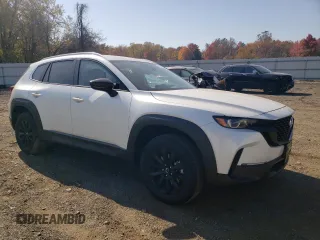 2024 Mazda CX-50 S Preferred with VIN 7MMVABBM6RN200511, listed as a Copart auction lot 77151384 with 7,455 mi miles and Salvage Title. Bid and sale history available at DreamBid. Image 4.
