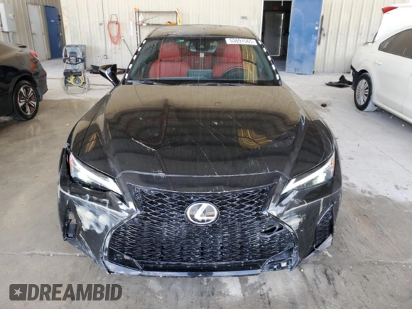 2024 Lexus IS 350 F Sport with VIN JTHGZ1B29R5075495, listed as a Copart auction lot 53697565 with 11,799 mi miles and Salvage title. Bid and sale history available at DreamBid. Image 5.