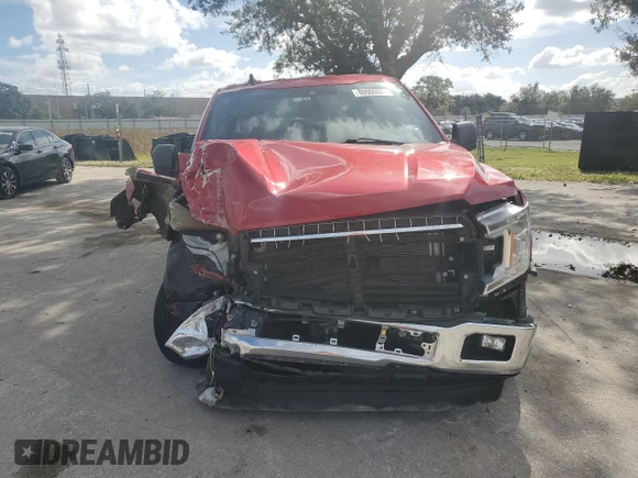 2020 Ford F-150 XL with VIN 1FTEW1CB7LFB88606, listed as a Copart auction lot 80005524 with 80,929 mi miles and Non Repairable. Bid and sale history available at carsss.com. Image 5.