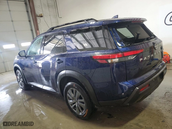 2024 Nissan Pathfinder SV with VIN 5N1DR3BA2RC283684, listed as a Copart auction lot 54403005 with 25,647 mi miles and Clean Title. Bid and sale history available at carsss.com. Image 2.