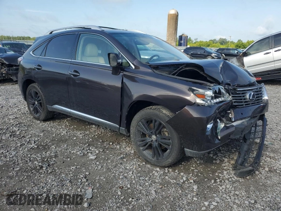 2015 Lexus RX 350 with VIN JTJZK1BA5F2421977, listed as a Copart auction lot 61188225 with Not provided miles and Salvage title. Bid and sale history available at DreamBid. Image 4.