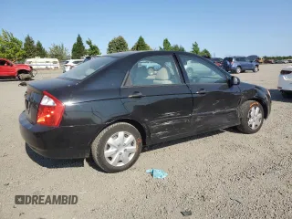 2006 Kia Spectra EX with VIN KNAFE121565254190, listed as a Copart auction lot 64721574 with 208,367 mi miles and Salvage Title. Bid and sale history available at carsss.com. Image 3.