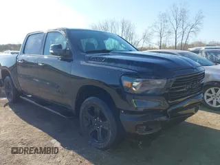 2021 Ram 1500 Big Horn with VIN 1C6RRFFG2MN547923, listed as a IAAI auction lot 42109721 with 39,756 mi miles and . Bid and sale history available at DreamBid. Image 1.