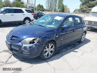 2008 Mazda Mazda3 s Grand Touring with VIN JM1BK344X81125840, listed as a IAAI auction lot 42063294 with 125,843 mi miles. Bid and sale history available at carsss.com. Image 2.