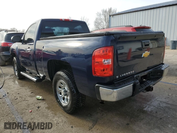 2010 Chevrolet Silverado 1500 Work Truck with VIN 1GCPCPEX0AZ271481, listed as a Copart auction lot 43697235 with 129,897 mi miles and Salvage Title. Bid and sale history available at DreamBid. Image 2.