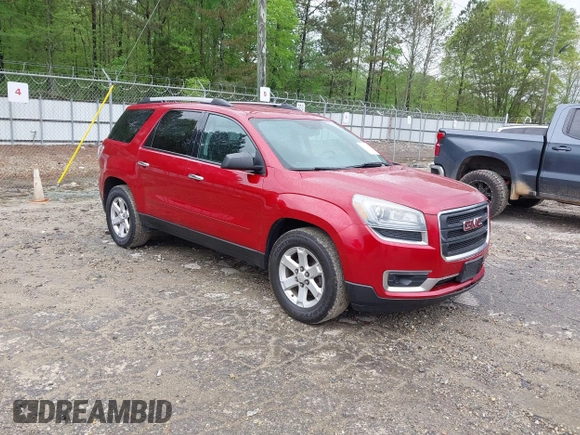 2013 GMC Acadia SLE with VIN 1GKKRPKD1DJ251170, listed as a IAAI auction lot 41972234 with 186,347 mi miles. Bid and sale history available at carsss.com. Image 1.