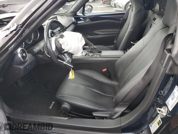 2021 Mazda MX-5 Miata Grand Touring with VIN JM1NDAD73M0451162, listed as a Copart auction lot 42644335 with 20,787 mi miles and Salvage title. Bid and sale history available at DreamBid. Image 7.