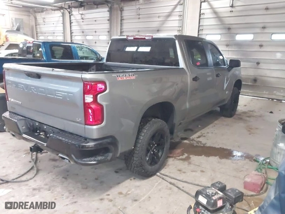 2024 Chevrolet Silverado 1500 LT Trail Boss with VIN 3GCUDFED9RG416593, listed as a IAAI auction lot 41896750 with 7,375 mi miles. Bid and sale history available at carsss.com. Image 4.