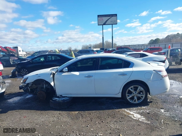 2012 Nissan Maxima 3.5 S with VIN 1N4AA5AP3CC841684, listed as a IAAI auction lot 41193583 with 223,760 mi miles. Bid and sale history available at carsss.com. Image 15.