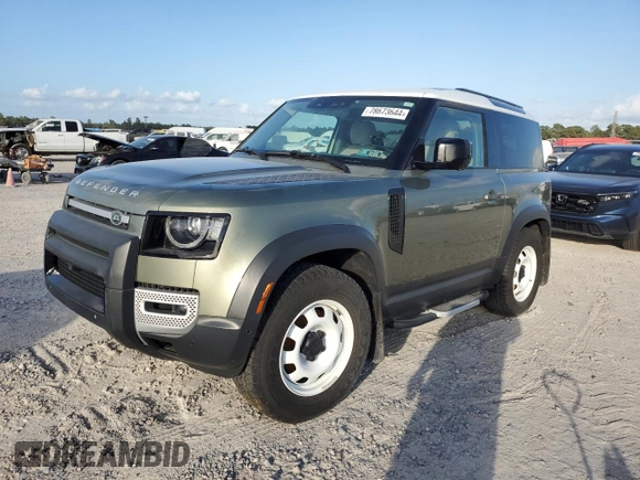 2023 Land Rover Defender S with VIN SALEJ6EX1P2114172, listed as a Copart auction lot 78673644 with Not provided miles and Clean title. Bid and sale history available at DreamBid. Image 1.