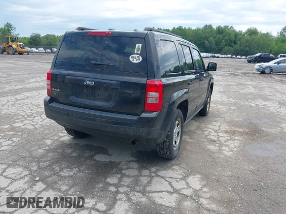 2017 Jeep Patriot Sport with VIN 1C4NJRBB7HD128164, listed as a IAAI auction lot 42577060 with 153,125 mi miles and . Bid and sale history available at DreamBid. Image 4.