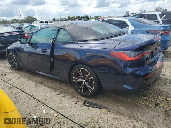 2023 BMW 4 Series M440i with VIN WBA53AT06PCL25904, listed as a Copart auction lot 74213494 with Not Provided miles and Non Repairable. Bid and sale history available at DreamBid. Image 2.