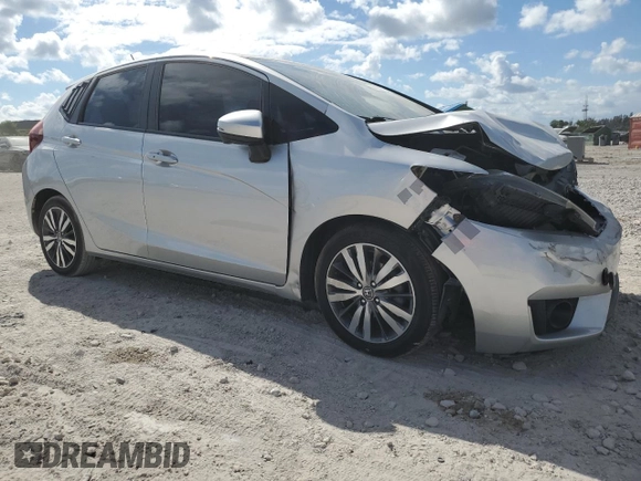 2015 Honda Fit EX-L with VIN 3HGGK5H81FM705493, listed as a Copart auction lot 44990535 with 105,121 mi miles and Salvage Title. Bid and sale history available at carsss.com. Image 4.