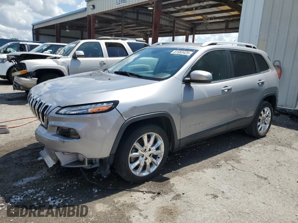 2017 Jeep Cherokee Limited with VIN 1C4PJLDB5HW597759, listed as a Copart auction lot 61953425 with 126,432 mi miles and Salvage title. Bid and sale history available at DreamBid. Image 1.