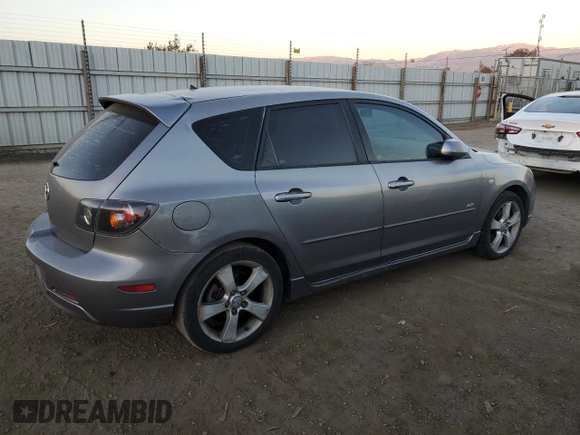 2006 Mazda 3 S Sport with VIN JM1BK144861475484, listed as a Copart auction lot 82910244 with 171,515 mi miles and Salvage Title. Bid and sale history available at DreamBid. Image 3.
