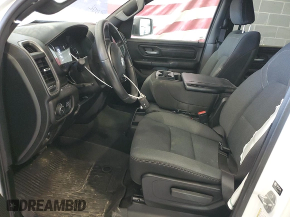 2022 Ram 1500 Tradesman with VIN 1C6SRFGT5NN351375, listed as a Copart auction lot 65354874 with 85,683 mi miles and Salvage title. Bid and sale history available at DreamBid. Image 7.
