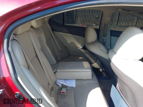 2010 Lexus IS 250 with VIN JTHCF5C27A5042660, listed as a IAAI auction lot 42225646 with 178,803 mi miles and . Bid and sale history available at DreamBid. Image 8.
