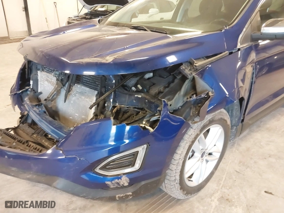 2015 Ford Edge SEL with VIN 2FMTK4J82FBB72262, listed as a IAAI auction lot 41817779 with 83,380 mi miles. Bid and sale history available at carsss.com. Image 6.