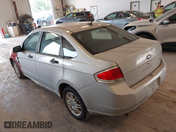 2008 Ford Focus SE with VIN 1FAHP35N38W133662, listed as a IAAI auction lot 42855611 with Not provided miles and . Bid and sale history available at DreamBid. Image 3.