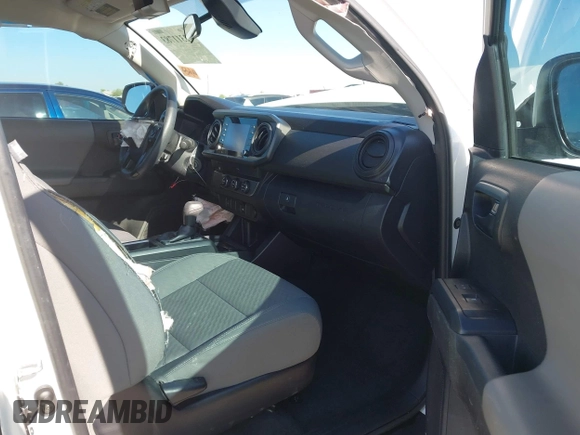 2021 Toyota Tacoma SR with VIN 3TYRX5GN8MT013815, listed as a IAAI auction lot 42311783 with 28,327 mi miles and . Bid and sale history available at DreamBid. Image 5.