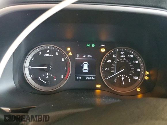 2021 Hyundai Tucson Ultimate with VIN KM8J3CAL0MU339969, listed as a Copart auction lot 58592275 with 20,953 mi miles and Salvage title. Bid and sale history available at DreamBid. Image 9.