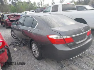 2014 Honda Accord EX-L with VIN 1HGCR2F81EA039470, listed as a IAAI auction lot 41948055 with 207,279 mi miles and . Bid and sale history available at carsss.com. Image 3.