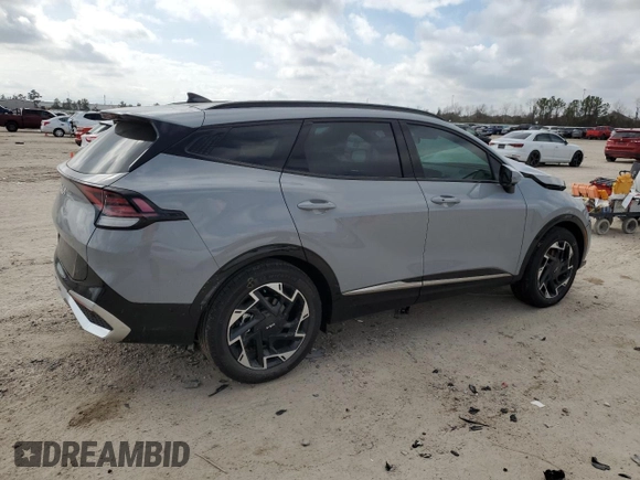 2025 Kia Sportage SX-Prestige z VIN 5XYK53DF3SG272615, wystawiony jako Copart lot #44191225 z przebiegiem 862 mil mil oraz Szkoda całkowita • Salvage title. Historia ofert i sprzedaży dostępna na DreamBid. Obrazek 3.
