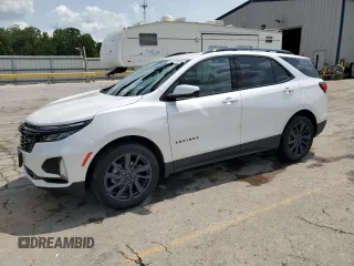 2024 Chevrolet Equinox RS with VIN 3GNAXMEG1RS176405, listed as a Copart auction lot 58125455 with Not provided miles and Non repairable. Bid and sale history available at DreamBid. Image 1.