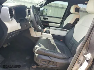 2023 Toyota Sequoia SR5 with VIN 7SVAAABA1PX007351, listed as a Copart auction lot 52858825 with 38,137 mi miles and Salvage Title. Bid and sale history available at carsss.com. Image 7.