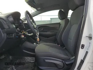 2014 Kia Rio LX with VIN KNADM4A35E6346018, listed as a Copart auction lot 85544104 with 76,455 mi miles and Salvage Title. Bid and sale history available at carsss.com. Image 7.