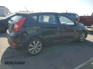 2012 Hyundai Accent SE with VIN KMHCU5AE6CU052167, listed as a Copart auction lot 52408755 with 184,652 mi miles and Clean Title. Bid and sale history available at carsss.com. Image 3.