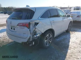 2018 Acura RDX w/Advance Pkg with VIN 5J8TB4H73JL018607, listed as a IAAI auction lot 41398838 with 115,458 mi miles. Bid and sale history available at carsss.com. Image 4.