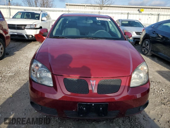 2009 Pontiac G5 with VIN 1G2AS18H697273578, listed as a Copart auction lot 87272274 with 78,605 mi miles and Salvage Title. Bid and sale history available at carsss.com. Image 5.