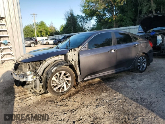 2017 Honda Civic EX z VIN 19XFC2F71HE017068, wystawiony jako Copart lot #53541655 z przebiegiem 148 087 mil mil oraz Szkoda całkowita • Salvage title. Historia ofert i sprzedaży dostępna na DreamBid. Obrazek 1.
