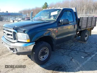 2004 Ford F-350 XL with VIN 1FTSF31L84EB90477, listed as a IAAI auction lot 41894632 with 212,107 mi miles and . Bid and sale history available at DreamBid. Image 2.
