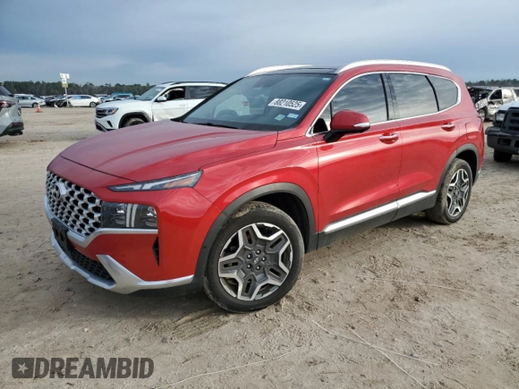 2022 Hyundai Santa Fe Limited with VIN 5NMS44AL5NH449985, listed as a Copart auction lot 88210525 with 40,629 mi miles and Salvage Title. Bid and sale history available at carsss.com. Image 1.