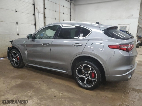 2020 Alfa Romeo Stelvio Ti with VIN ZASPAKBN1L7C88968, listed as a Copart auction lot 51223235 with 79,530 mi miles and Salvage Title. Bid and sale history available at carsss.com. Image 2.