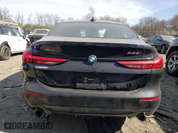 2021 BMW 2 Series 228i xDrive with VIN WBA73AK05M7H04412, listed as a Copart auction lot 44600123 with 20,494 mi miles. Bid and sale history available at carsss.com. Image 6.