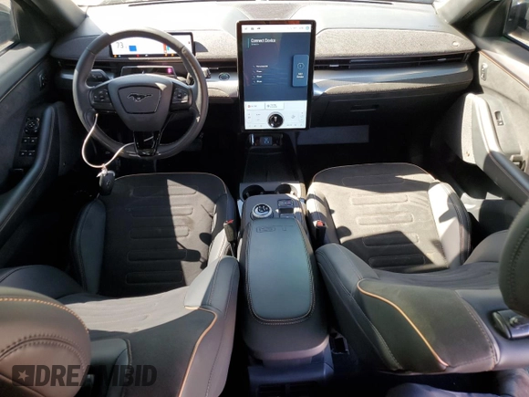 2023 Ford Mustang Mach-E GT with VIN 3FMTK4SE2PMA58332, listed as a Copart auction lot 61343265 with 9,754 mi miles and Salvage title. Bid and sale history available at DreamBid. Image 8.